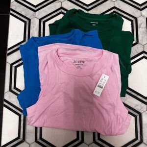 J Crew Women’s High Neck Slub Knit Tank 3 total bundle